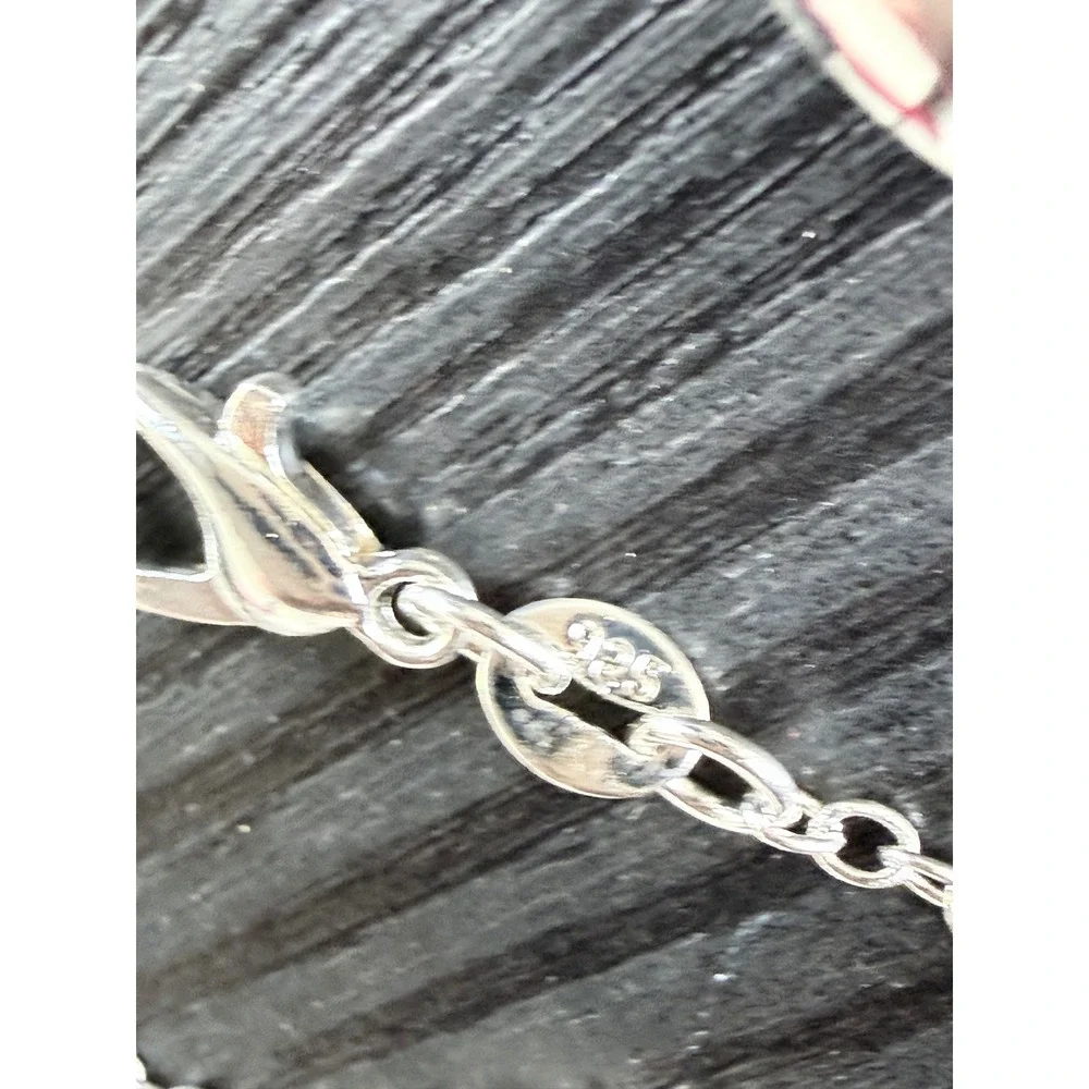 Filigree Locket Necklace Womens OS Silver 925 Starburst Pendant
